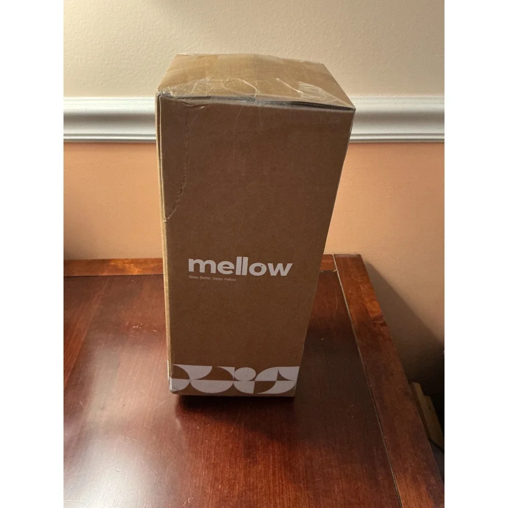 Mellow CloudAlign Pillow White Ergonomic Memory Foam Spinal Alignment Regular
